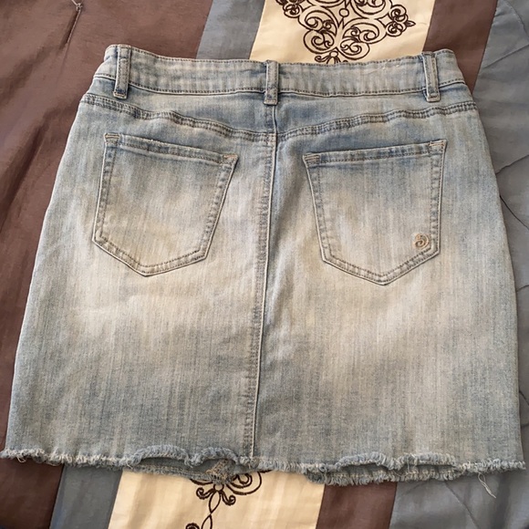 Indigo Rein mini denim skirt size 7 - Picture 2 of 9